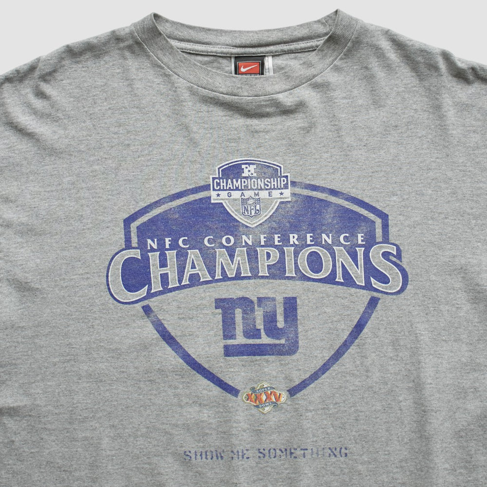 New York Giants 2000 T-Shirt - Gray T-shirts