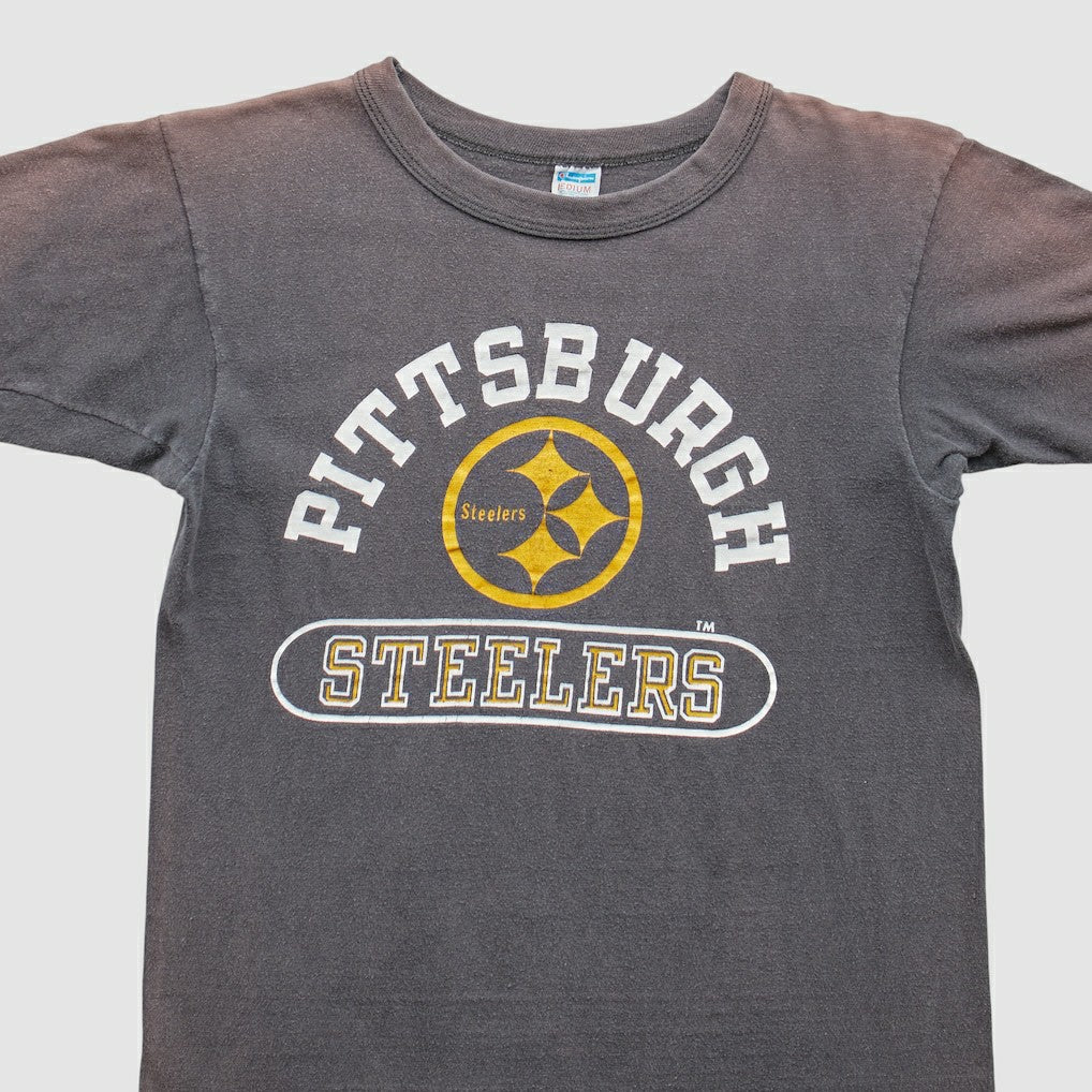 Pittsburgh Steelers Champion 70s T-Shirt - Gray T-shirts
