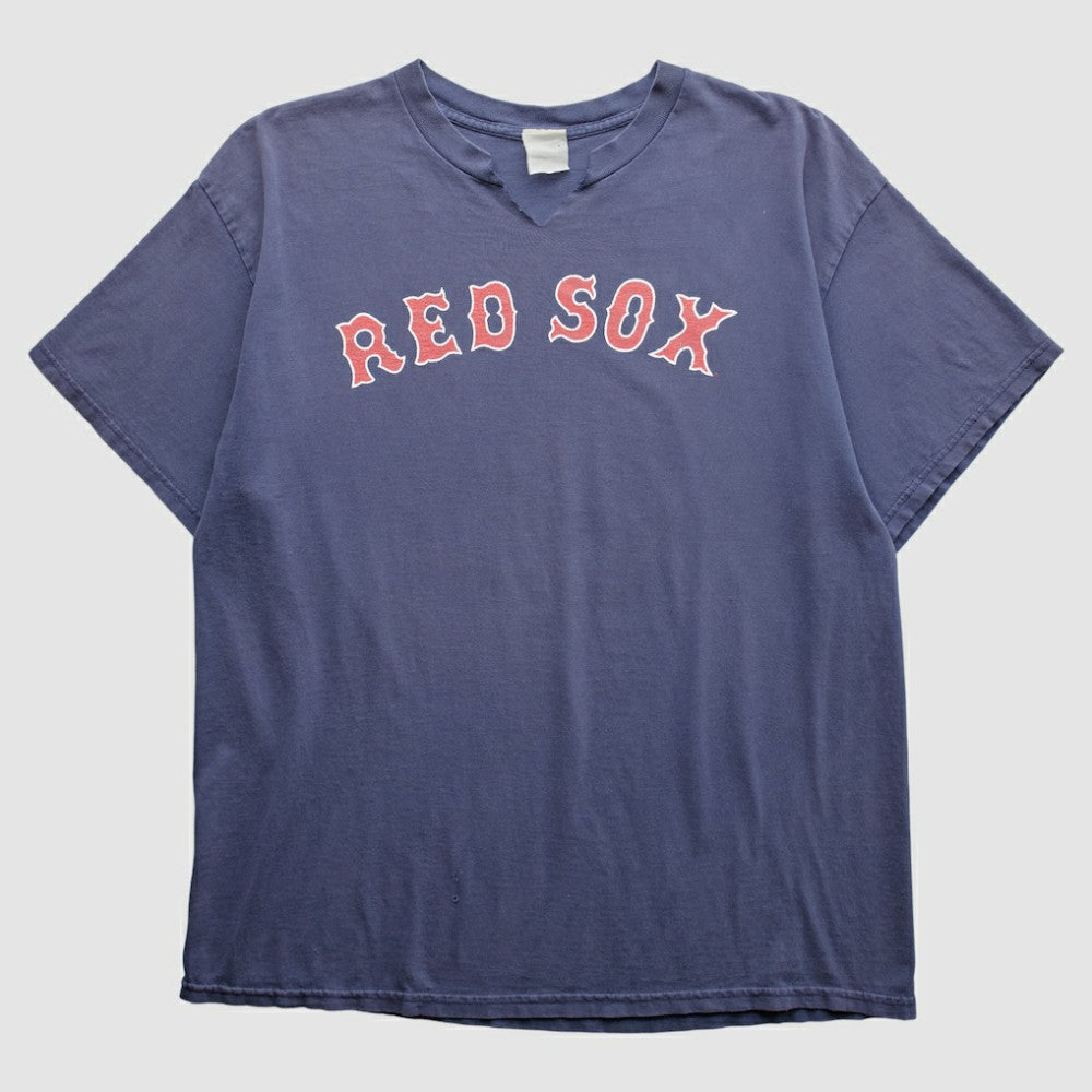 Boston Red Sox Majestic 2000s T-Shirt - Navy - Vintage T-shirts