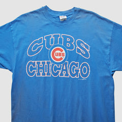 Chicago Cubs Hanes 1998 T-Shirt - Blue - 2XVintage T-shirts