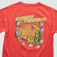 Los Angeles Angels Lee Apparel 2000s T-Shirt - Red - Vintage T-shirts