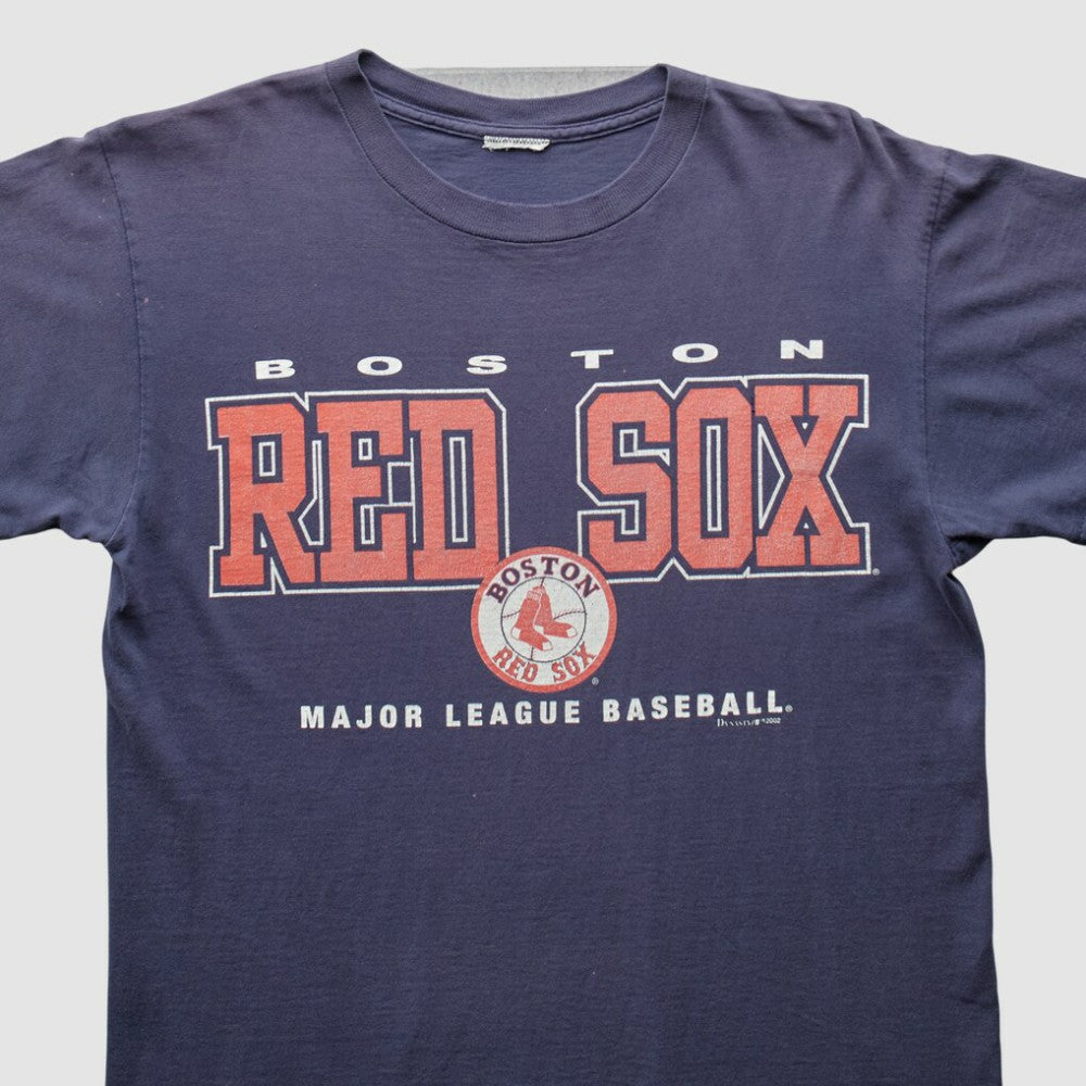 Boston Red Sox Dynasty 2002 T-Shirt - Navy - Vintage T-shirts