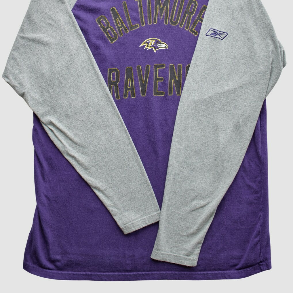 Baltimore Ravens Reebok 2000s T-Shirt - Purple T-shirts