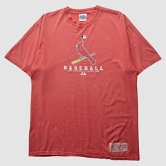 St. Louis Cardinals Majestic 2000s T-Shirt - Red - XVintage T-shirts
