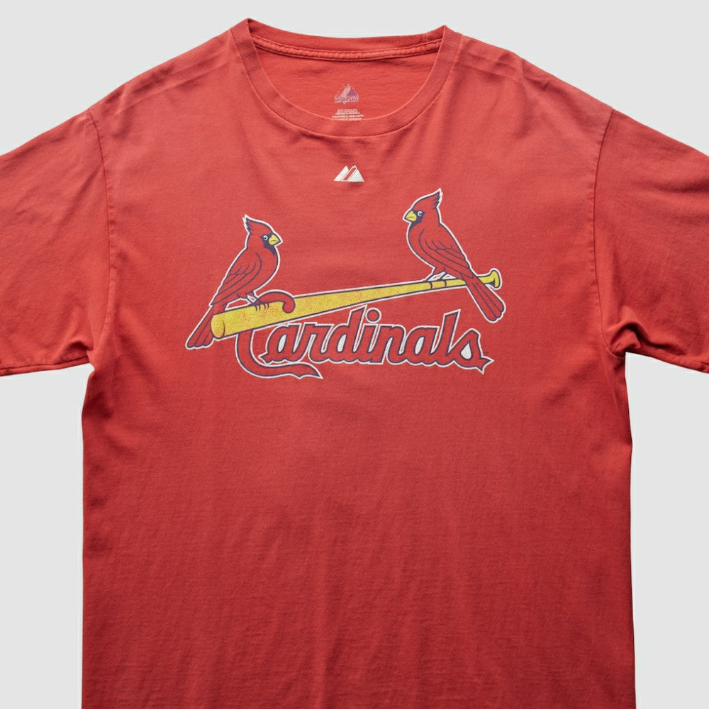 St. Louis Cardinals Majestic 2000s T-Shirt - Red - Vintage T-shirts