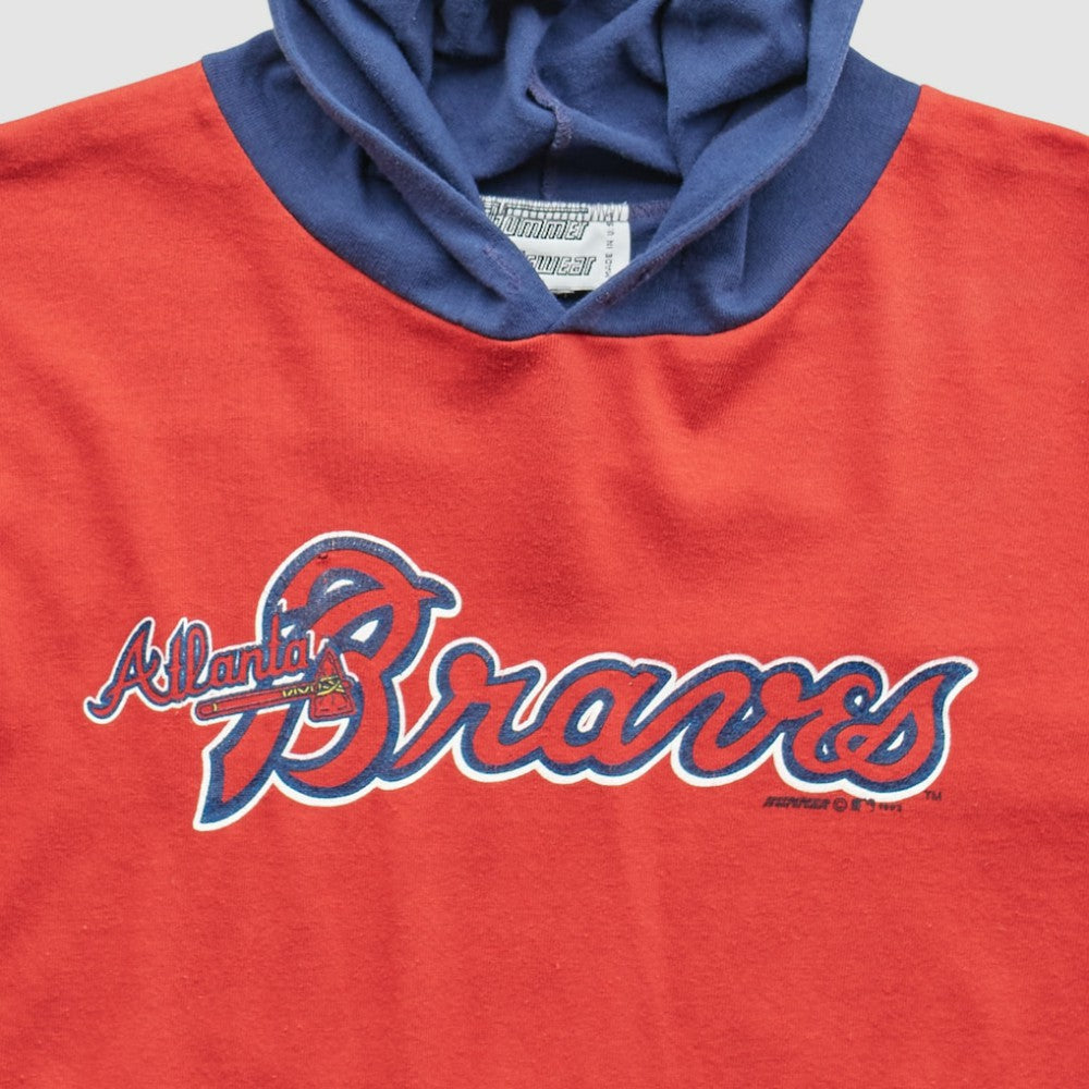 Atlanta Braves 1992 Pullover Sweatshirt - Red - XXVintage Pullover