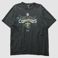 New Orleans Saints Reebok 2009 T-Shirt - Black T-shirts