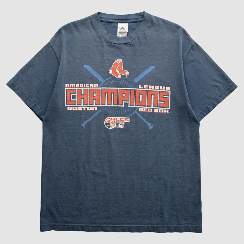 Boston Red Sox 2007 T-Shirt - Navy - Vintage T-shirts