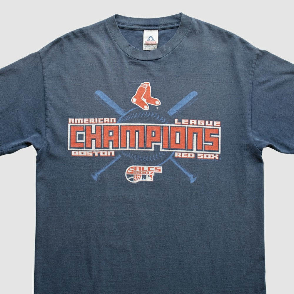 Boston Red Sox 2007 T-Shirt - Navy - Vintage T-shirts