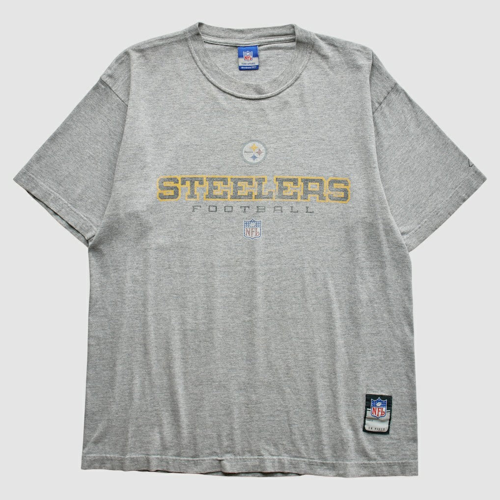 Pittsburgh Steelers Reebok 2000s T-Shirt - Gray T-shirts