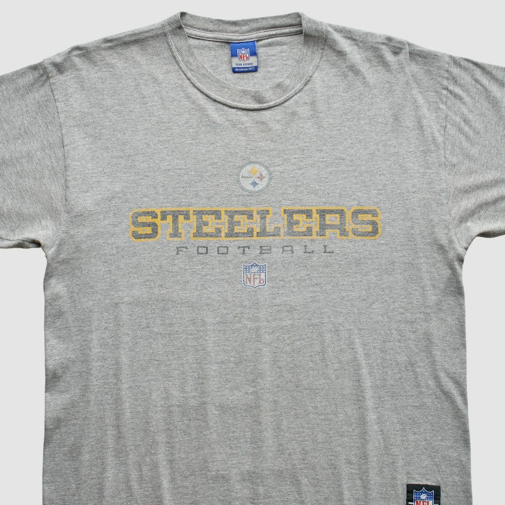 Pittsburgh Steelers Reebok 2000s T-Shirt - Gray T-shirts