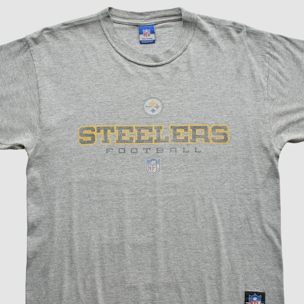 Pittsburgh Steelers Reebok 2000s T-Shirt - Gray T-shirts