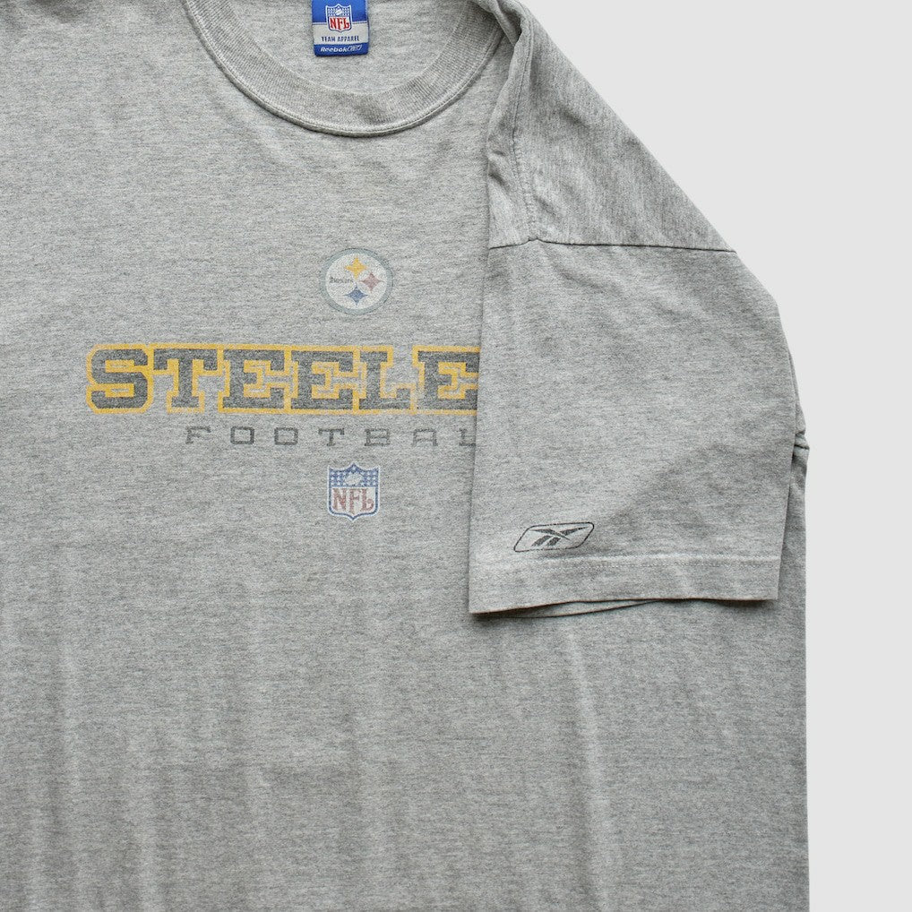 Pittsburgh Steelers Reebok 2000s T-Shirt - Gray T-shirts