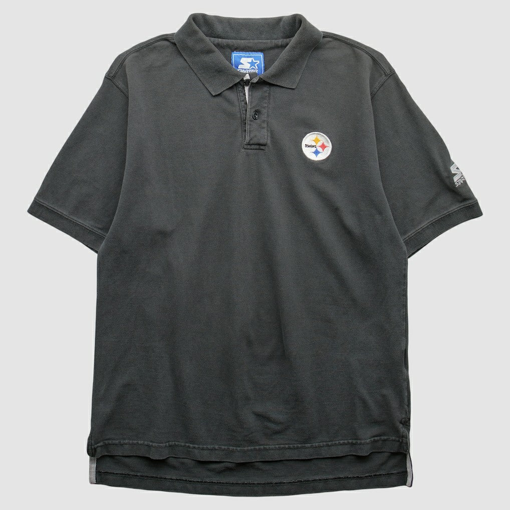 Pittsburgh Steelers Starter 2000s Polo - Black