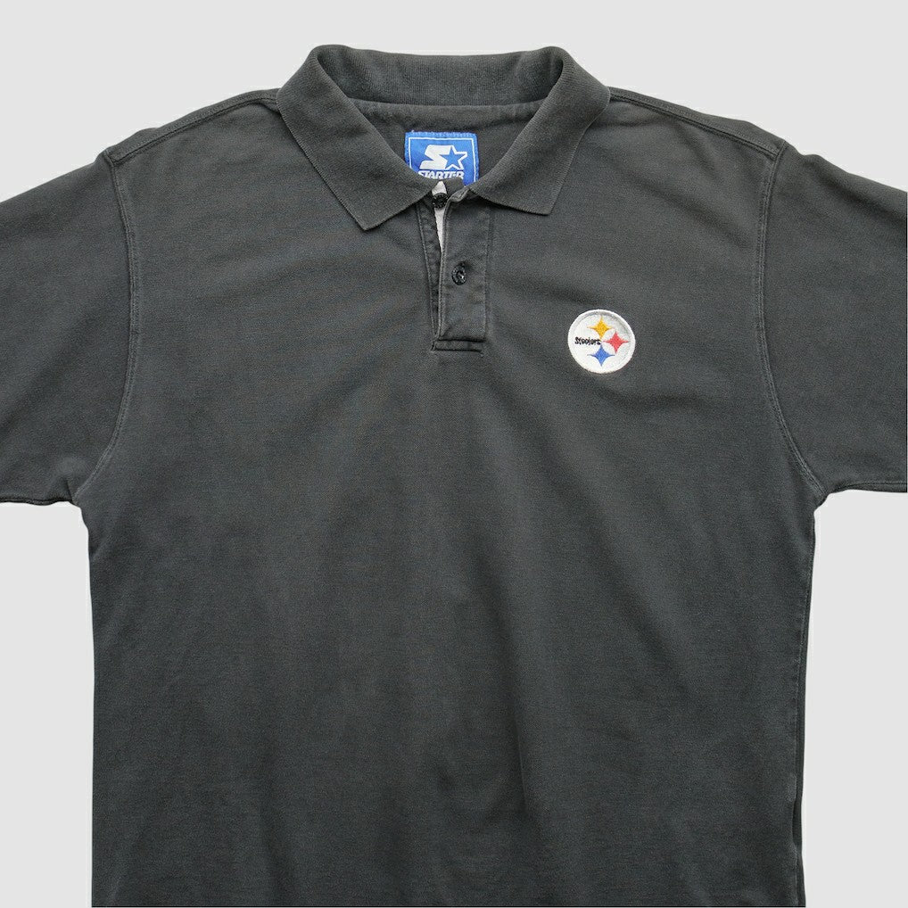 Pittsburgh Steelers Starter 2000s Polo - Black