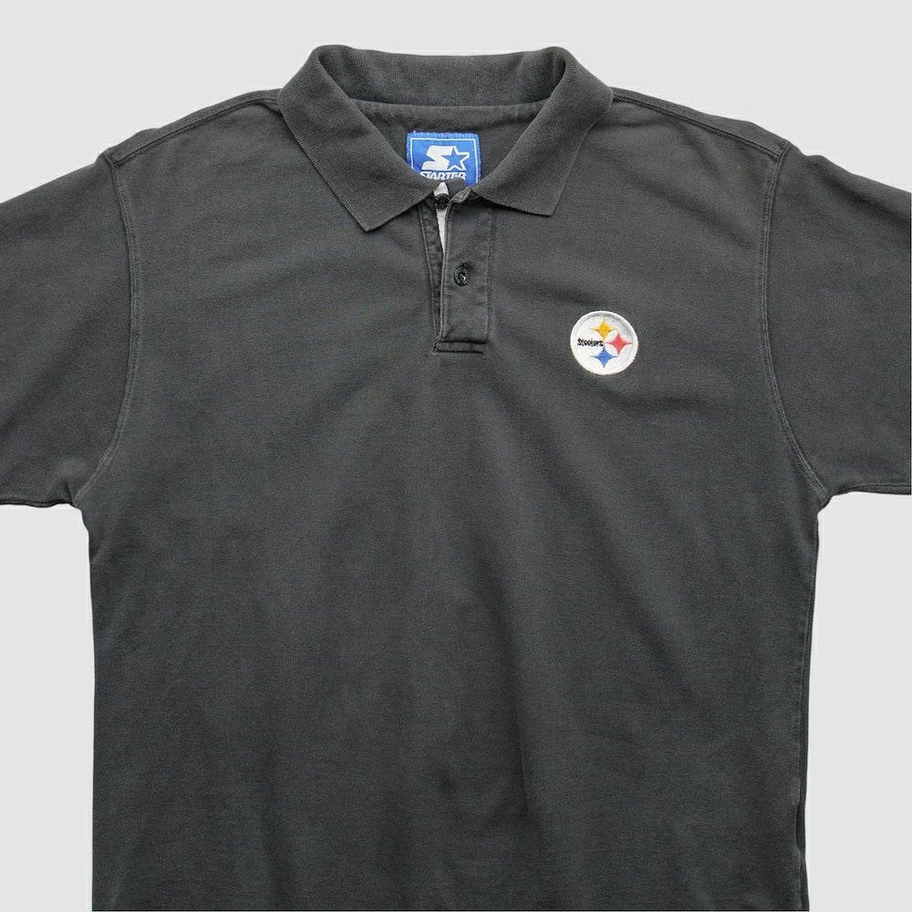 Pittsburgh Steelers Starter 2000s Polo - Black