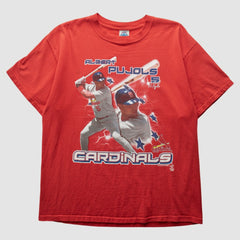 St. Louis Cardinals Dynasty 2004 T-Shirt - Red - Vintage T-shirts
