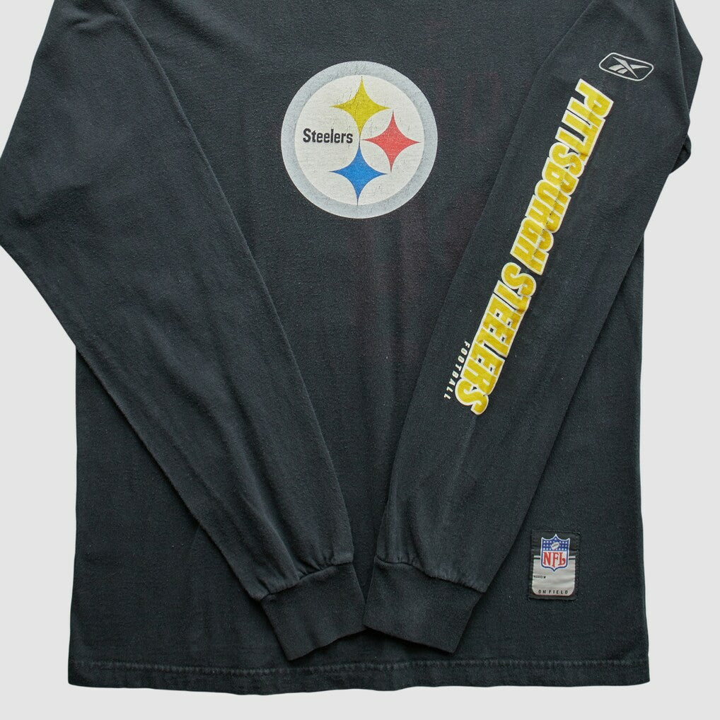 Pittsburgh Steelers Reebok 2000s T-Shirt - Black T-shirts