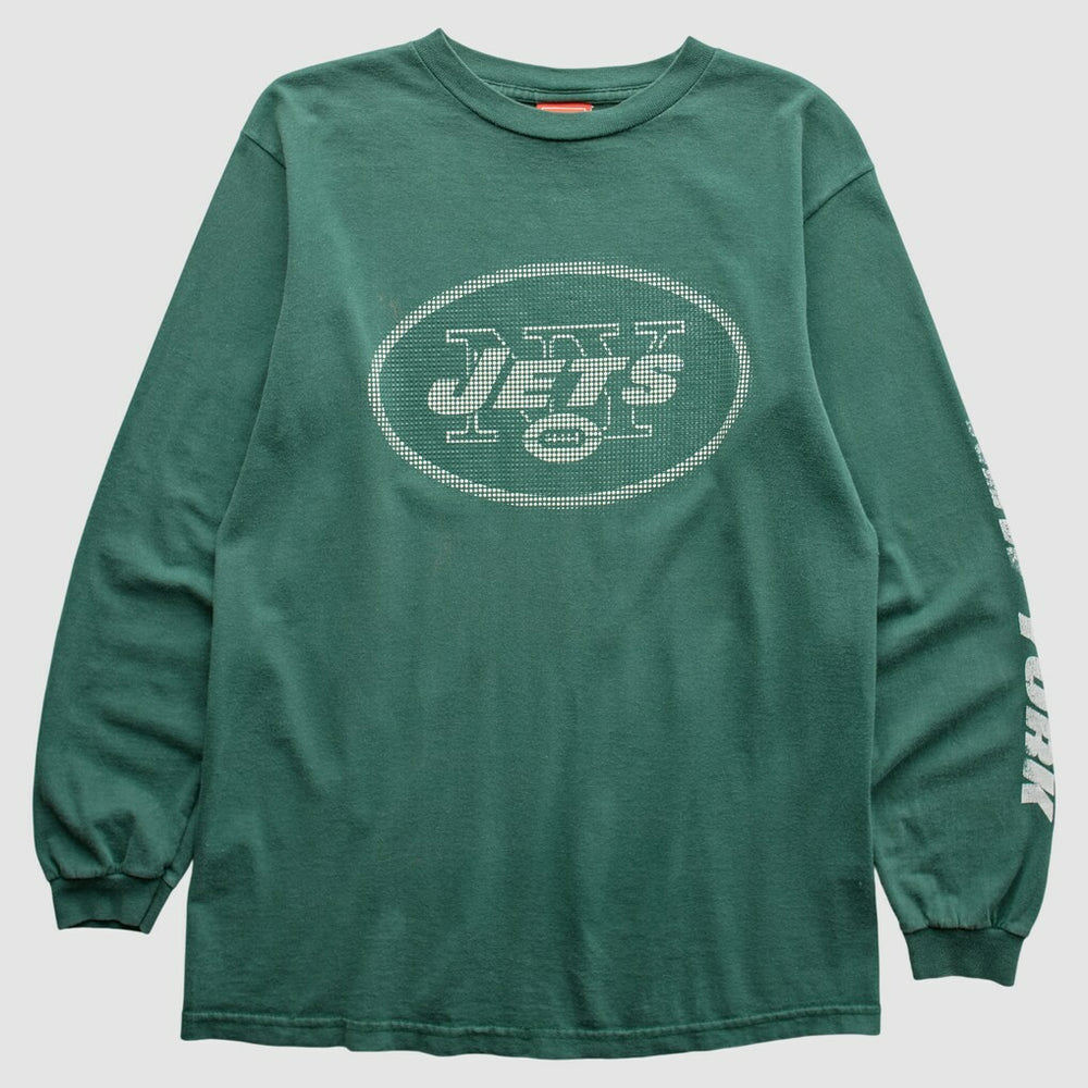 New York Jets NFL 2000s Long Sleeve T-Shirt - Green T-shirts