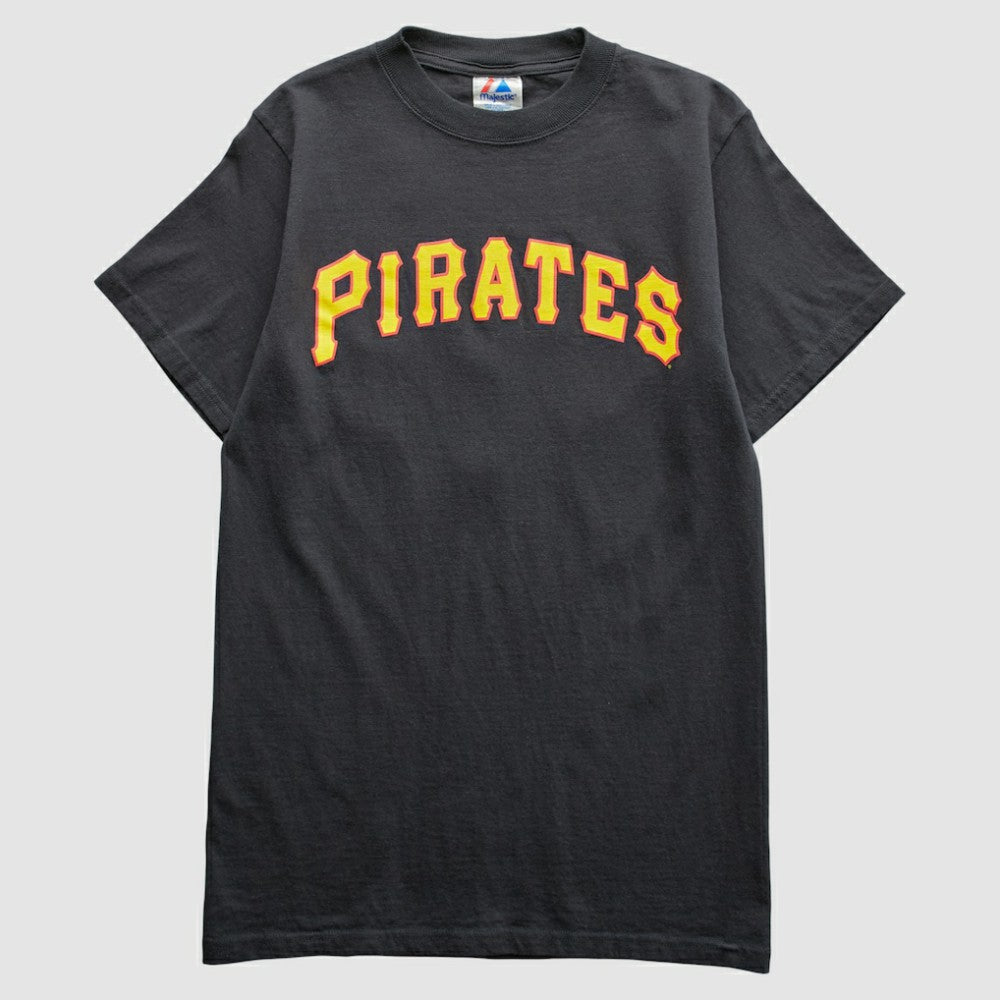 Pittsburgh Pirates Majestic 2000s T-Shirt - Black - XXVintage T-shirts