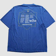 Milwaukee Brewers Majestic 2011 T-Shirt - Blue - Vintage T-shirts
