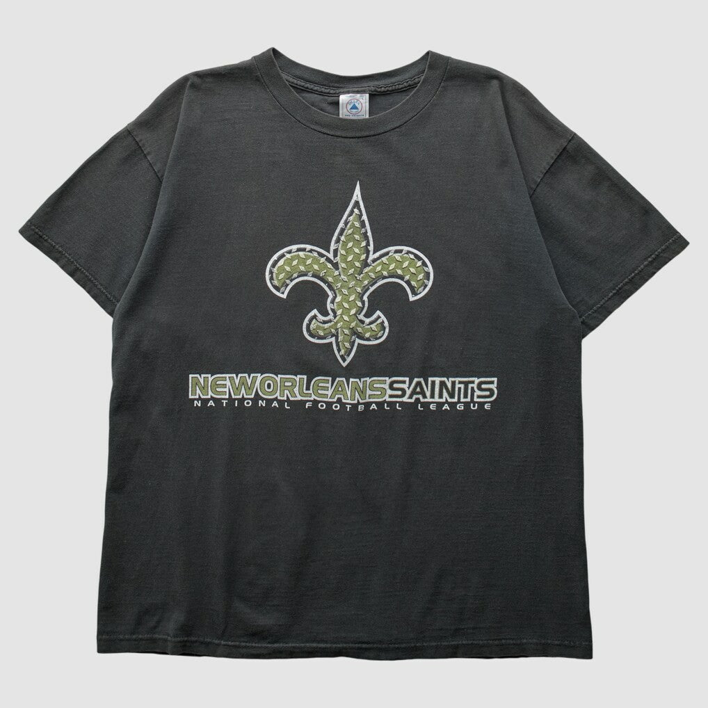 New Orleans Saints Delta 2000s T-Shirt - Black T-shirts