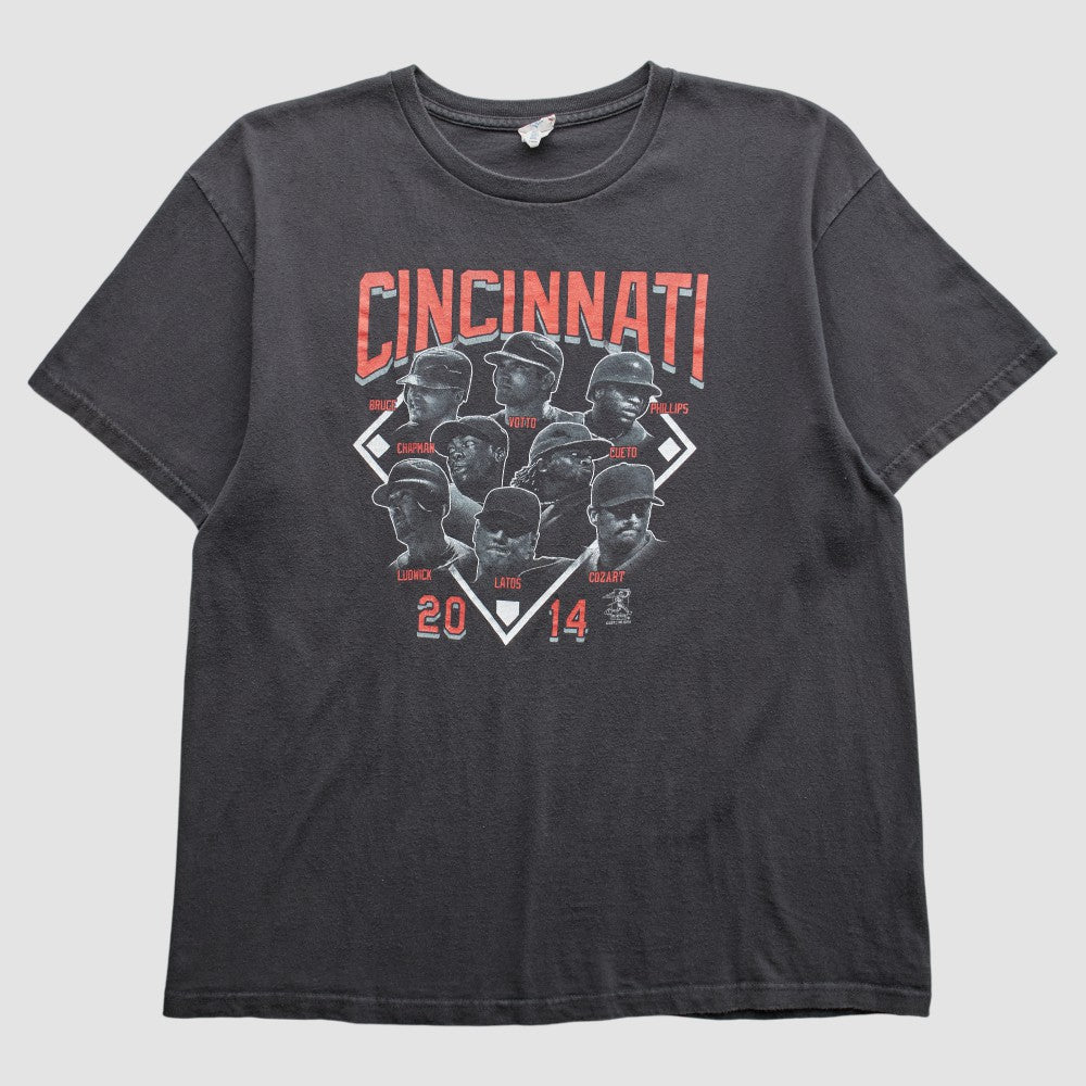 Cincinnati Reds 2014 T-Shirt - Black - Vintage T-shirts