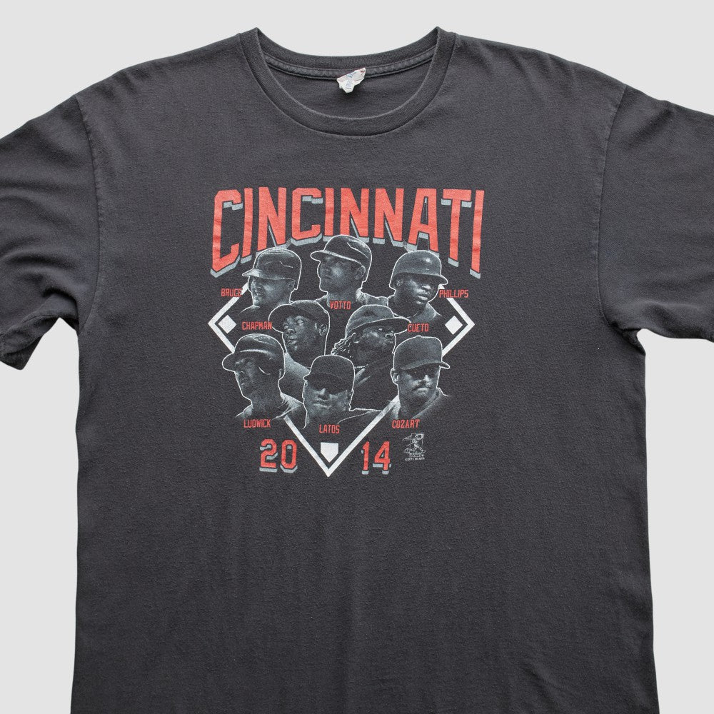 Cincinnati Reds 2014 T-Shirt - Black - Vintage T-shirts
