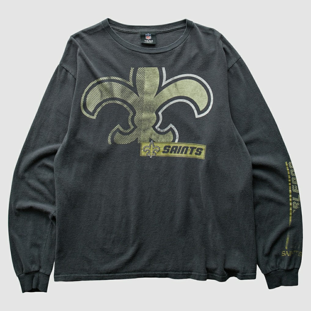 New Orleans Saints NFL 2010s T-Shirt - Black T-shirts