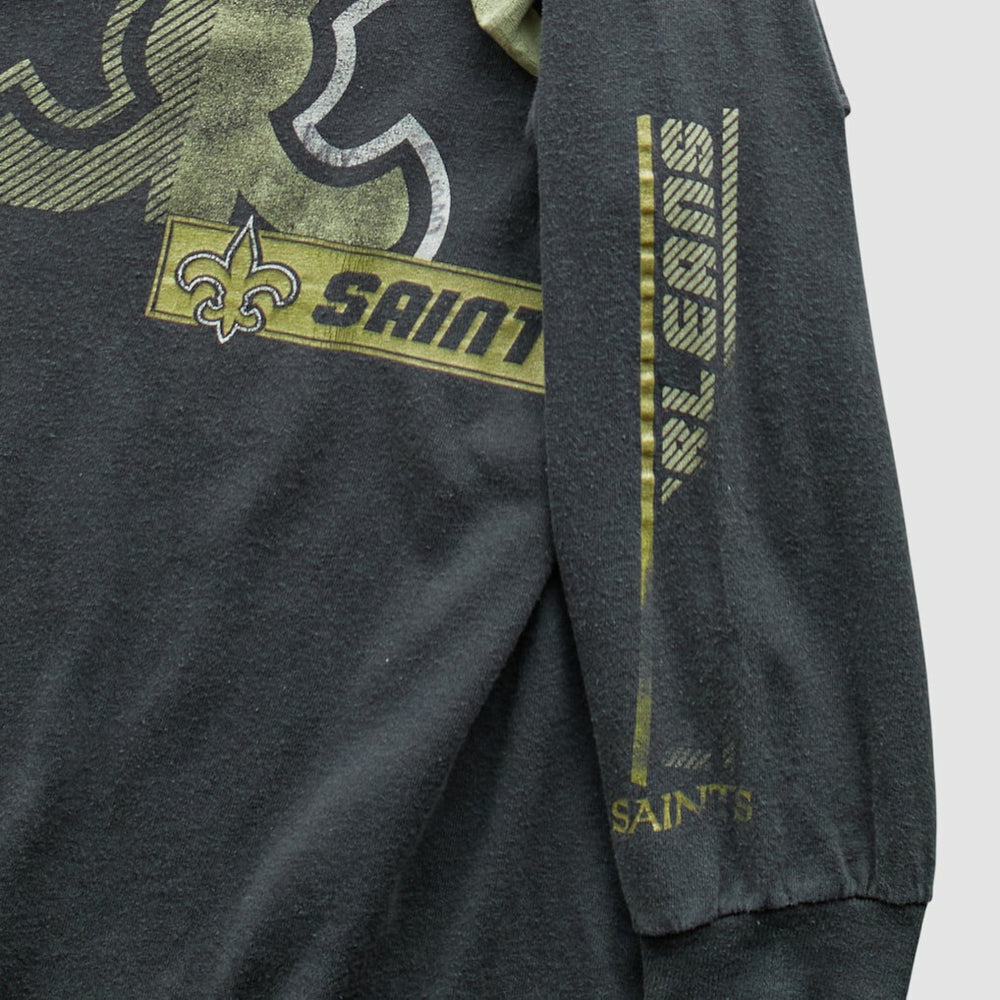 New Orleans Saints NFL 2010s T-Shirt - Black T-shirts