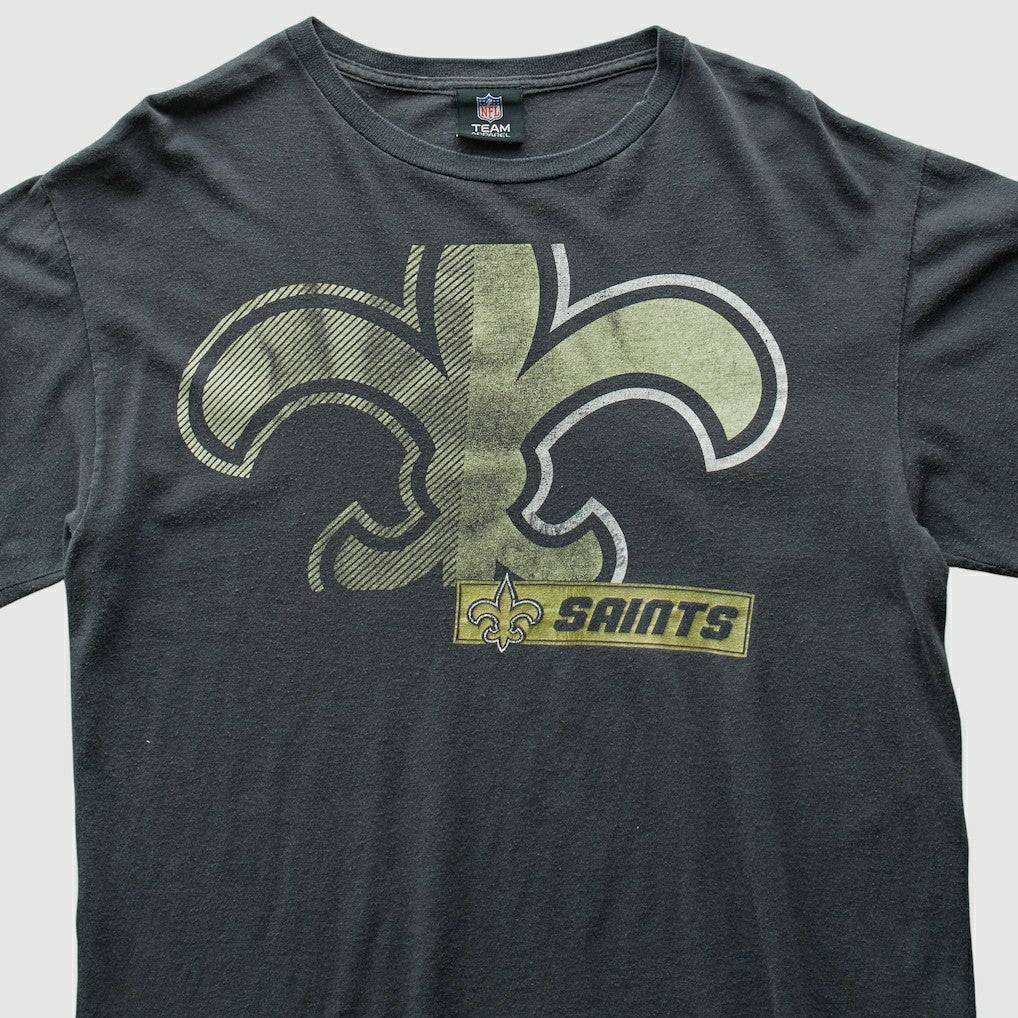 New Orleans Saints NFL 2010s T-Shirt - Black T-shirts