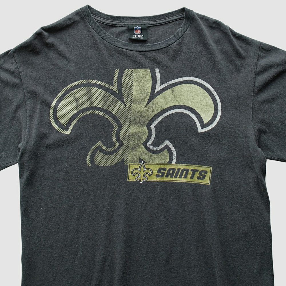 New Orleans Saints NFL 2010s T-Shirt - Black T-shirts