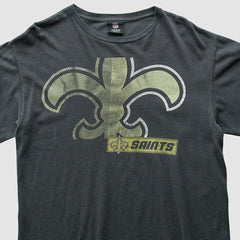 New Orleans Saints NFL 2010s T-Shirt - Black T-shirts
