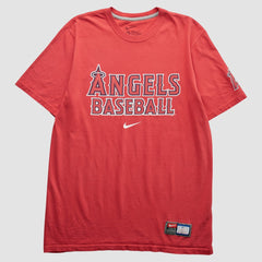 Los Angeles Angels Nike 2010s T-Shirt - Red - Vintage T-shirts
