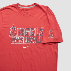 Los Angeles Angels Nike 2010s T-Shirt - Red - Vintage T-shirts