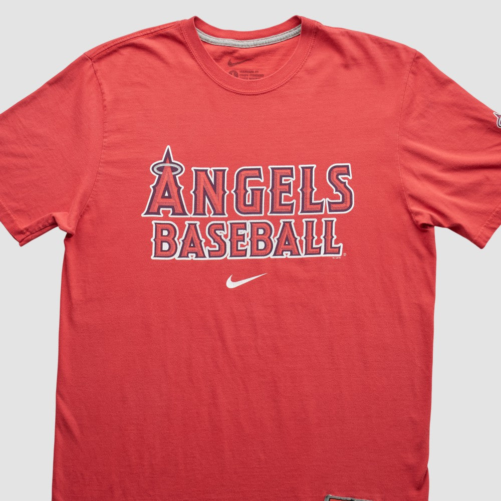 Los Angeles Angels Nike 2010s T-Shirt - Red - Vintage T-shirts