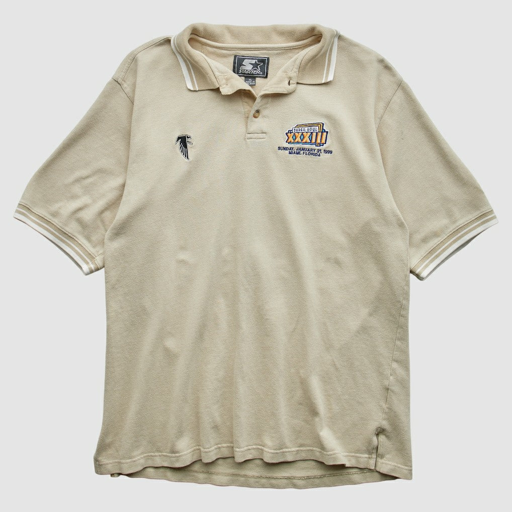 Atlanta Falcons Starter 1999 Polo - Beige
