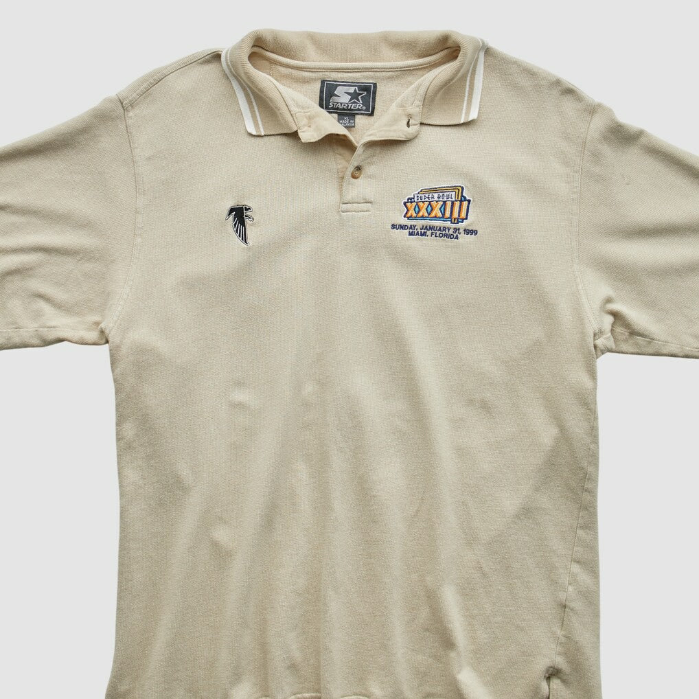 Atlanta Falcons Starter 1999 Polo - Beige