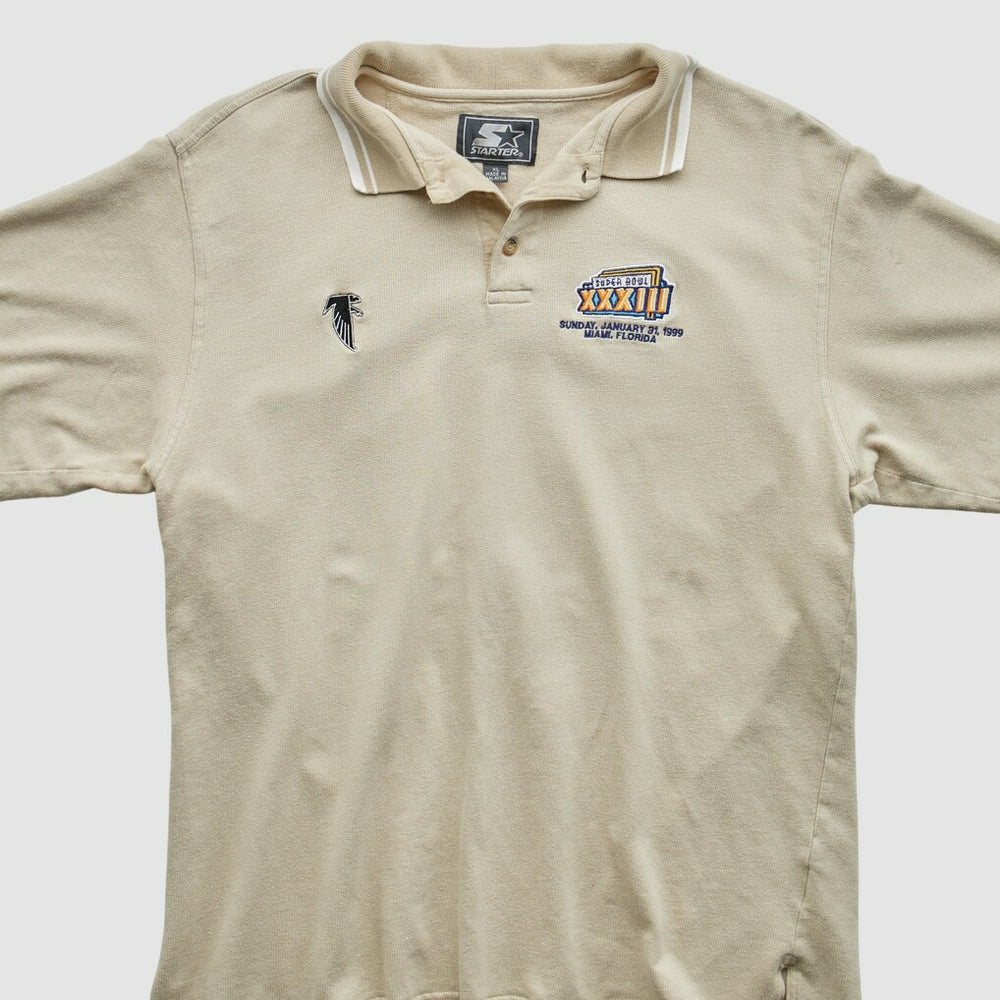 Atlanta Falcons Starter 1999 Polo - Beige