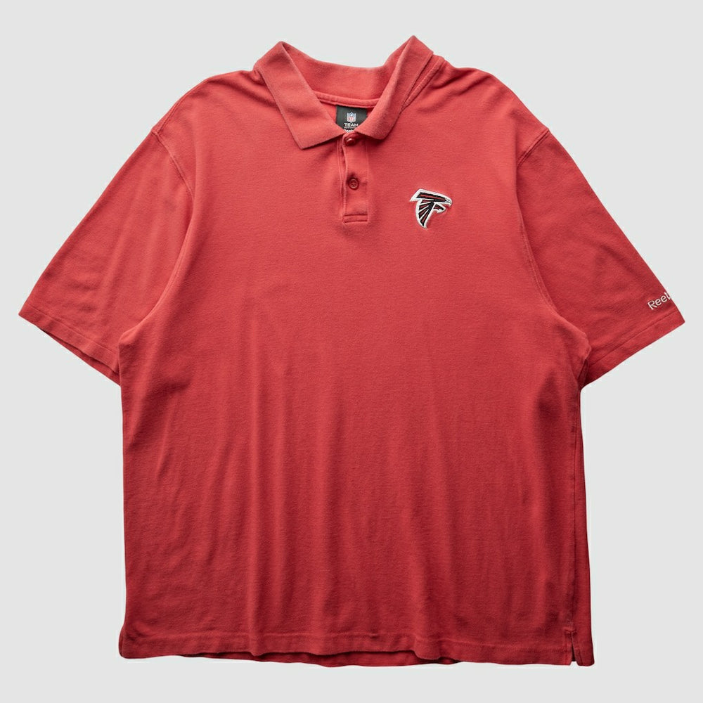 Atlanta Falcons Reebok 2010s Polo - Red