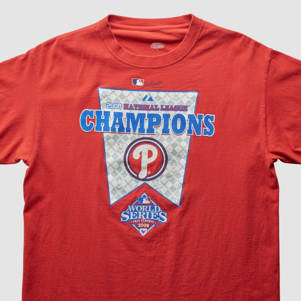 Philadelphia Phillies 2008 T-Shirt - Red - Vintage T-shirts