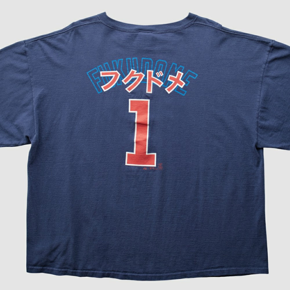 Chicago Cubs Majestic 2000s T-Shirt - Navy - 2XVintage T-shirts