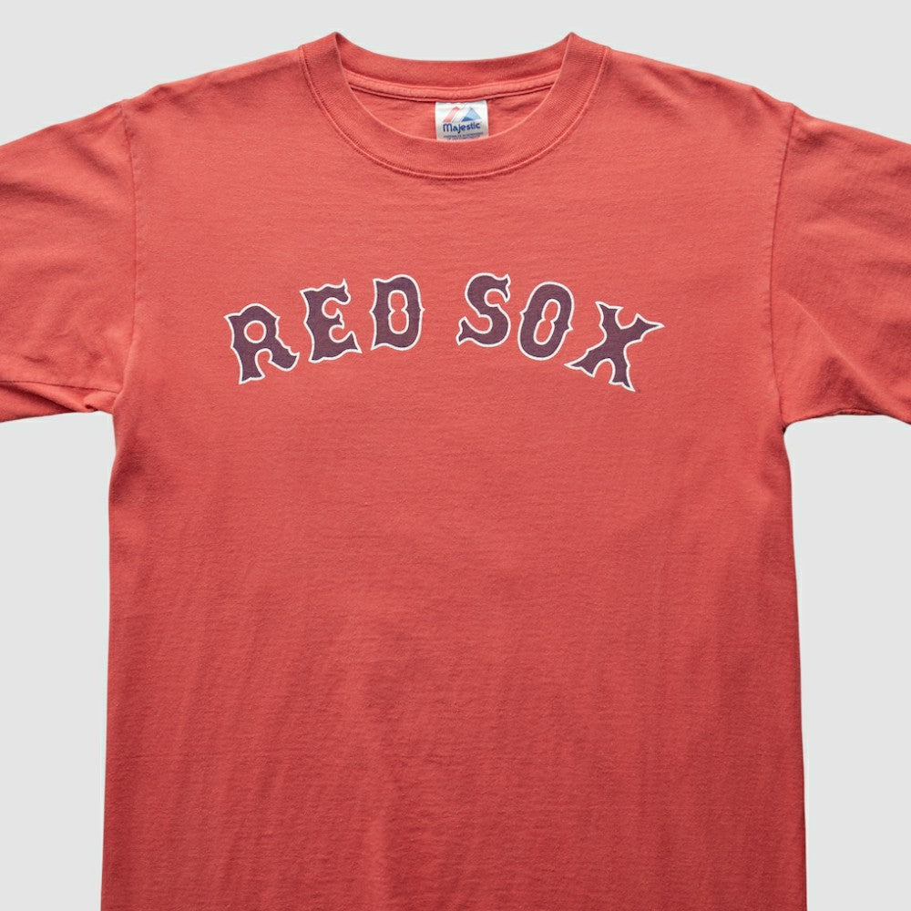 Boston Red Sox Majestic 2000s T-Shirt - Red - Vintage T-shirts