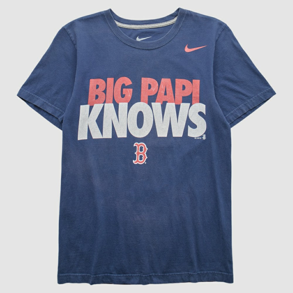 Boston Red Sox Nike 2012 T-Shirt - Navy - Vintage T-shirts
