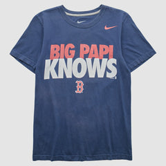 Boston Red Sox Nike 2012 T-Shirt - Navy - Vintage T-shirts