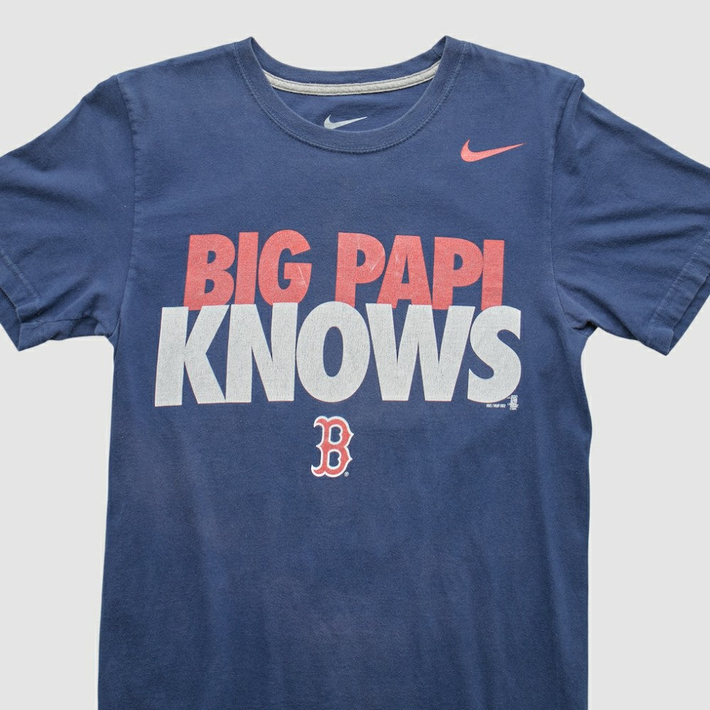 Boston Red Sox Nike 2012 T-Shirt - Navy - Vintage T-shirts