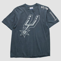 San Antonio Spurs Reebok 2000s T-Shirt Blue Vintage - Vintage