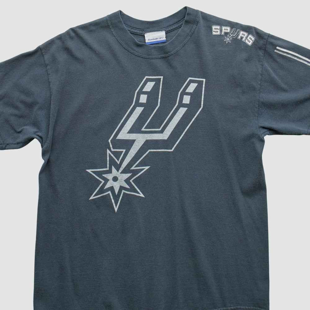 San Antonio Spurs Reebok 2000s T-Shirt Blue Vintage - Vintage