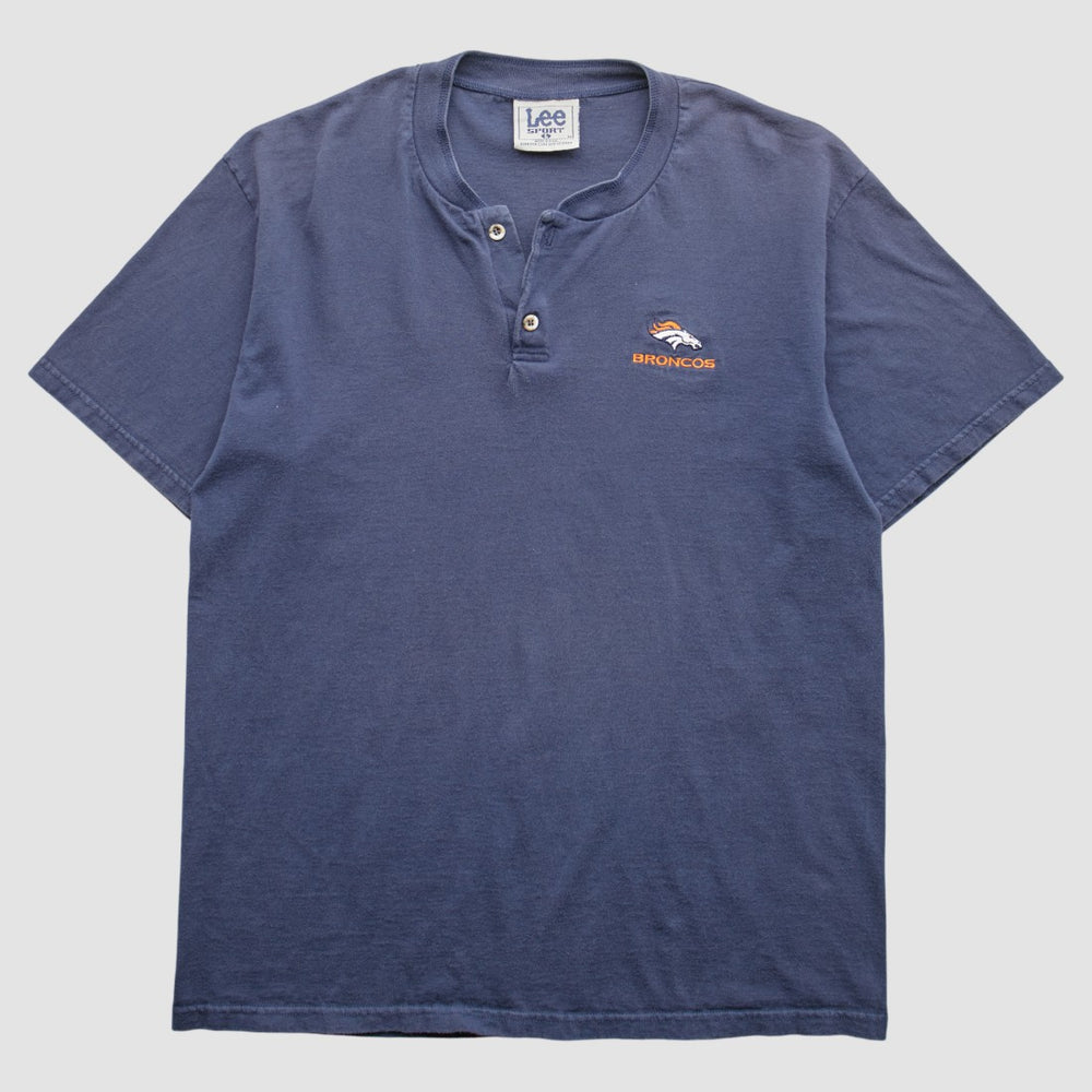 Denver Broncos Lee Apparel 90s T-Shirt - Navy T-shirts
