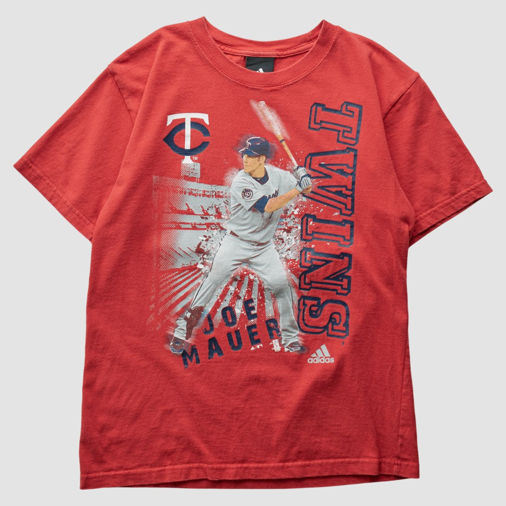 Minnesota Twins Adidas 2000s T-Shirt - Red - XVintage T-shirts